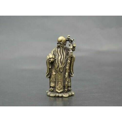 Collection archaize brass longevity Buddha small statue