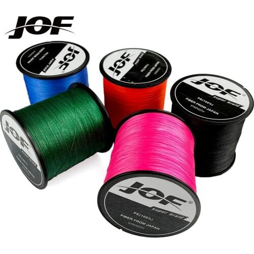 JOF X8 Braid Fishing Line 300M Super Strong 8 Strands Multifilament PE line Japan 18 22 31 39 43 52 61 78 96LB Pesca