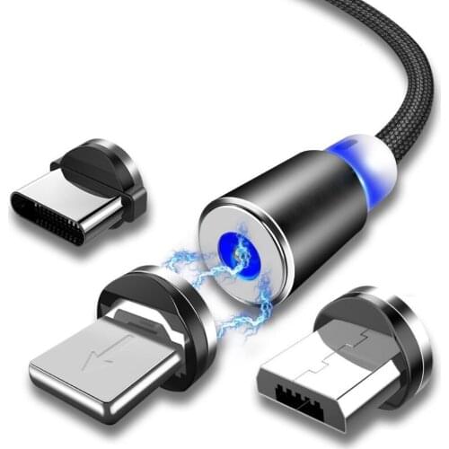 1M 2M Magnetic Micro USB Charge Cable for Samsung Xiaomi Huawei LG HTC Micro USB Port Smartphone Universal Cable No Support Date