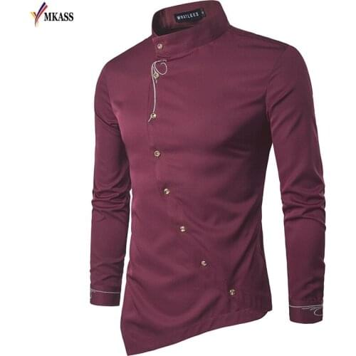 MKASS Mens Silk Shirts
