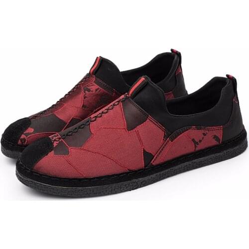 Casual 2021 Men Shoes Fashion Driving A Pedal Lazy Single Zapatillas Fashion Shoes Breathable Peas Mens Canvas Shoes Casual 290