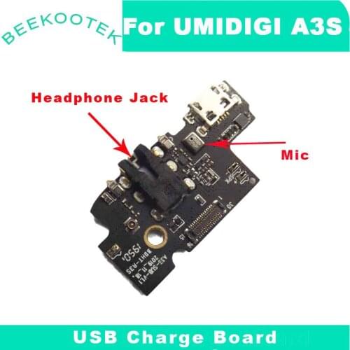 New Original UMIDIGI A3S USB Charging Board Headphone Jack MIC Dock Replacement For UMIDIGI A3S Phone