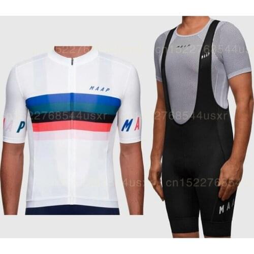 Maap cycling clothing 2021 Pro Team racing short sleeve cycling Jersey and bib shorts MTB cycling kits Quality maglia ciclismo