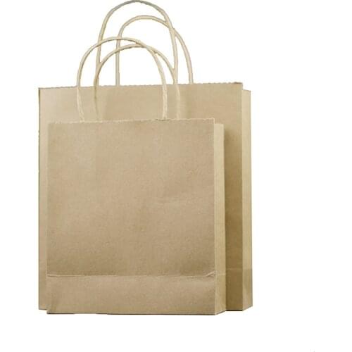 Xin Jia Yi Packaging Newest Design Kraft Paper Bags With Paper Handles High Quality 250g Craft Paper Material Bag Wholesale