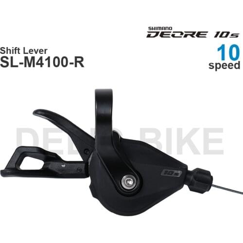 SHIMANO DEORE M4100 10v Shifter RAPIDFIRE PLUS - Right Shift Lever - Clamp Band - 10-speed original parts