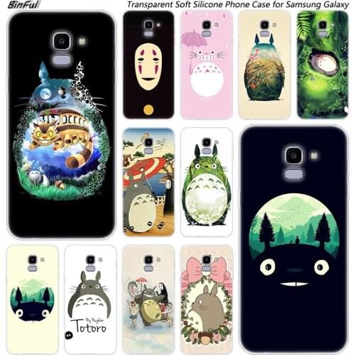 Hot My Neighbor Totoro Soft Silicone Phone Case For Samsung Galaxy J8 J6 J4 2018 J2 Core J5 J6 J7 Prime J3 2016 2017 EU J4 Plus