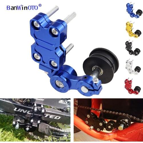 Universal Aluminum Alloy Brand New Adjuster Chain Tensioner Roller For Motorcycle /Chopper ATV Black/Red/Silver/Blue/Gold