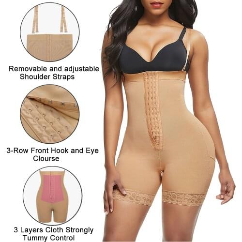 Colombian Reductive Girdles Waist Trainer Body Shaper Butt Lifter Tummy Control Panties Postpartum Recovery Slimming Shapewea