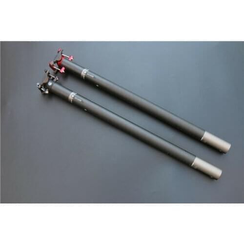 Bicycle Folding Bike Carbon Fibre Seatpost Seat tube 580mm 31.8/33.9/34.9mm