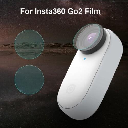Tempered Glass Camera Lens Screen Film Protector for Insta360 GO 2 Thumb Camera Anti-Scratch PET Soft Film Protective Accessory