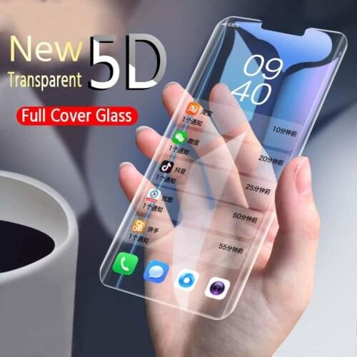 5D Full Cover Screen Protector Glass For Huawei Mate 20 Pro 10 Lite Tempered Glass For Huawei P30 Lite Pro Protective Glass Film