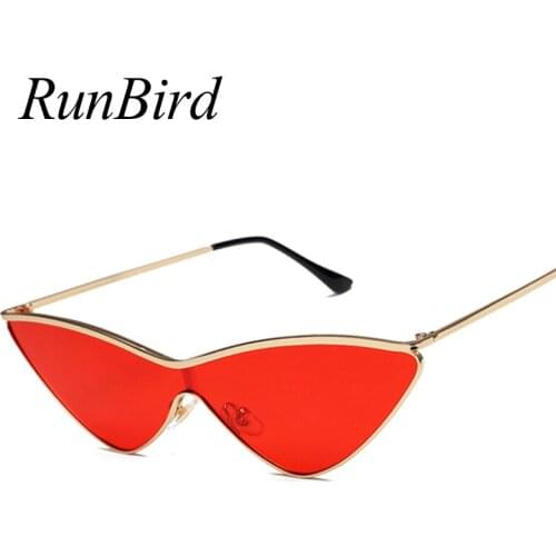 Fashion Red Cat Eye Sunglasses Women Clear Lens Sun Glasses For Women Cat Eye Metal Pink Yellow Female Mirror UV400 1219R