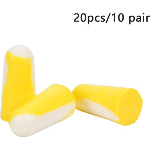10Pairs Soft Foam Ear Plugs ear protection Earplugs anti-noise sleeping plugs for Travel Car noise reduction Adult kids 3 Styles