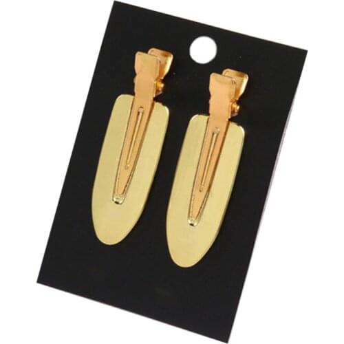 2Pcs No-Bend No-Crease No Mark Pin Curl Clip Hair Clips for Hairstyle Bangs Finger Waves Makeup Application Hair Styling Tools