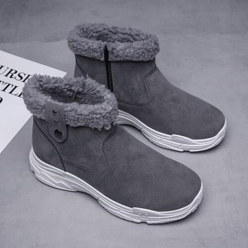 2020MenS Winter Shoes Casual Leather Safety Shoe Boots Indestructible Steel Toe Cap Work Safety Boot Men Outdoor Sneakers