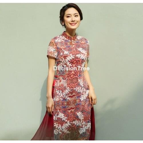 2021 aodai vietnam qipao dress for women traditional clothing ao dai chinese dresses oriental dress women elegant party dress