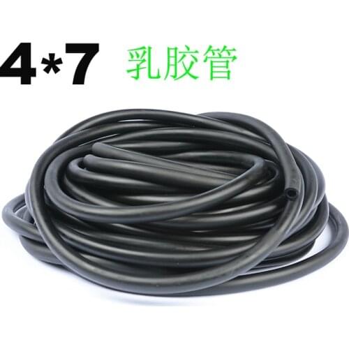 5M without joint) 4x7mm Natural Latex Rubber Band Bungee Accessory for Outdoor Hunting Slingshot Catapult Elastic Parts #4070