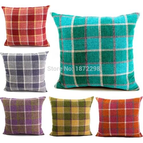Free Shipping 40/45/50/55/60/65cm Polyester Imitated Linen Fabric Jacquard Cushion Cover HT-PILJC