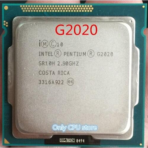 Free Shipping Intel Pentium G2020 3M Cache 2.9 GHz L3=3M LGA 1155 TDP 55W desktop CPU processor