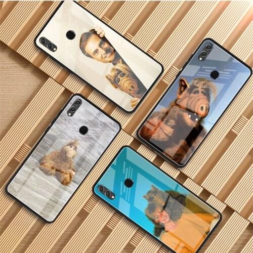 Alf Tempered Glass Phone Case For Huawei P20 P30 P40 P40 Lite Pro Psmart Mate 20 30 Cover Shell