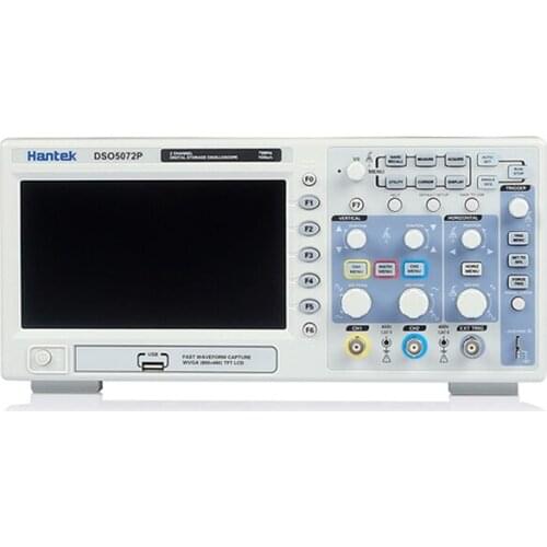 DSO5072P Digital Storage Oscilloscope 70MHz 2Channels 1GSa/s 7inch TFT LCD