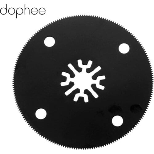 Dophee 80mm HSS Oscillating Multi Tools Circular Saw Blade for Multimaster Cutting Oscillating Multi Power Tool for Fein Dremel