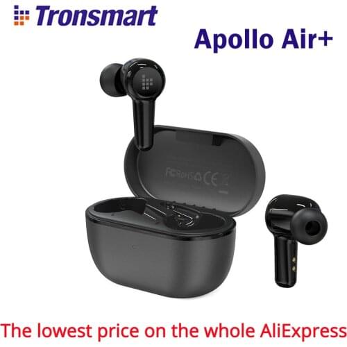 [3-7days delivery] Bluetooth 5.2 Tronsmart Apollo Air+ ANC Earbuds Apt-X Wireless Earphones, 360° Hybrid Active Noise Cancelling