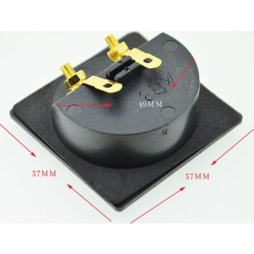 2 Way Speaker Box Terminal Binding Post Cup DIY Home Car Stereo Screw Cup Connectors Subwoofer Plugs