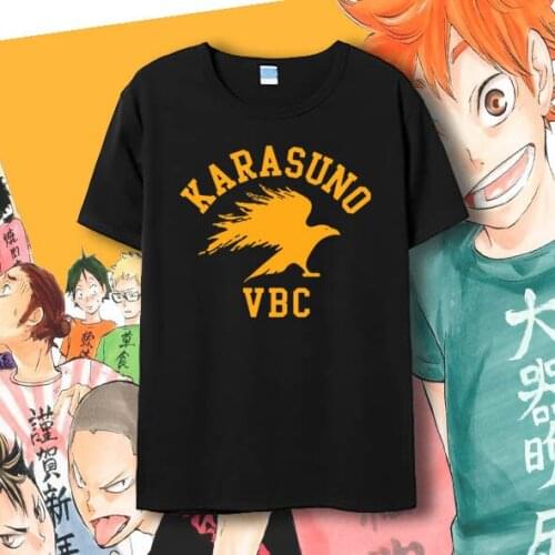 New Haikyuu TO THE TOP t-shirt Cosplay Kageyama tobio Hinata Syouyou Anime Men tshirt summer Cartoon short-sleeve Tees tops