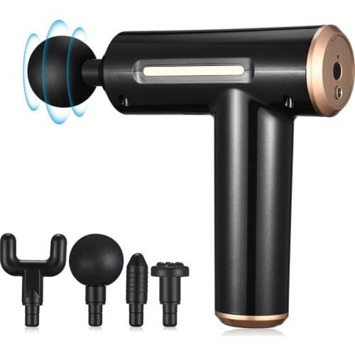 60W Massage Gun Deep Tissue Percussion Muscle Massage Pain Relief Portable Back Body Relaxation Sport Massager Relaxation Gun