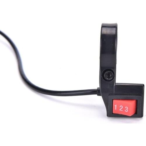New 22mm 7/8in Electric 3 Speed Module Handlebar Switch Shift for Motorcycle E-bike Scooter Motorcycle Switch