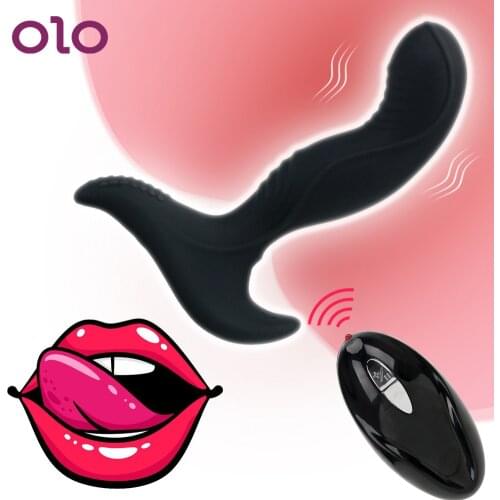 OLO Waterproof Prostate Massager Butt Plug Anal Stimulation Silicone Anal Plug Sex Toys For Men