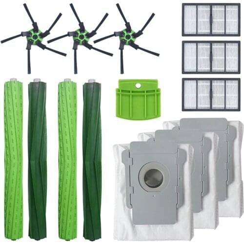 Roller Brush Side Brush HEPA Filter Dust Bag Baffle Comb for iRobot Roomba S9 (9150) S9 Plus (9550) Wi-Fi Connected Robot Parts