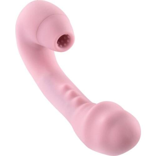 Vibrator Silicone AV Sucking Masturbation Device Penis Heating G-spot Rear Court Adult Products For Woman