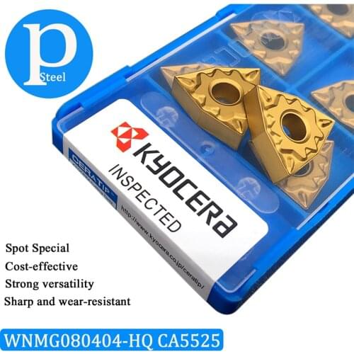 10PCS WNMG080404 HQ CA5525 100% Original Carbide Inserts WNMG 0804 High Quality For Steel Machining Turning Tool CNC Lathe Tools