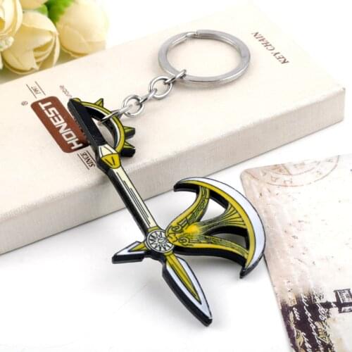 Japan Anime The Seven Deadly Sins Escanor Rhitta Axe Ax Beer Bottle Opener Tool Enamel Metal Pendant keychains/keyrings Gift