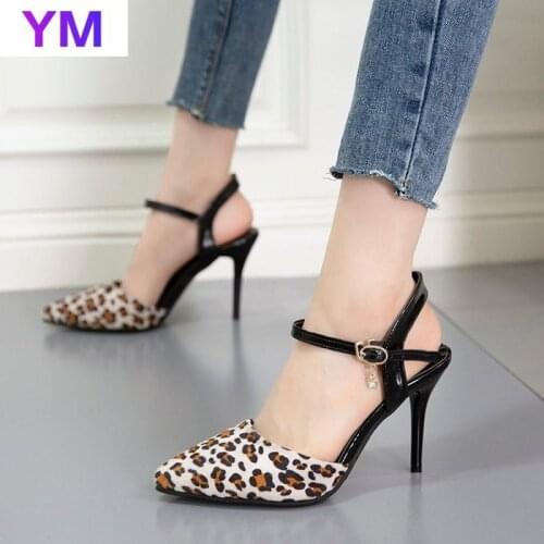 2021 Temperament Pointed Toe High Heels Pumps Sexy Womens New Fashion Wedding Shoes with Buckle Zapatos De Vestir Mujer Basic