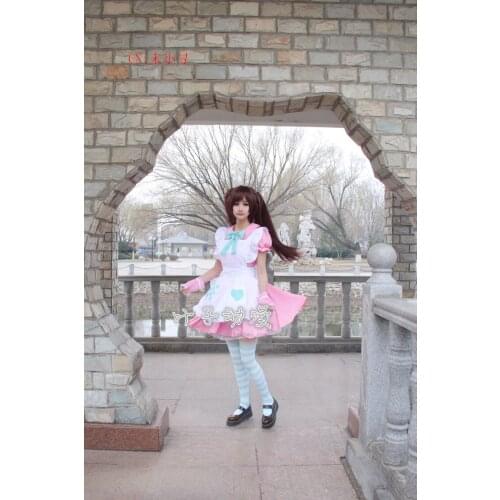 Axis Powers Hetalia APH UK England Britain Rosa Kirkland Cosplay Costume Lolita Maid Costumes for women