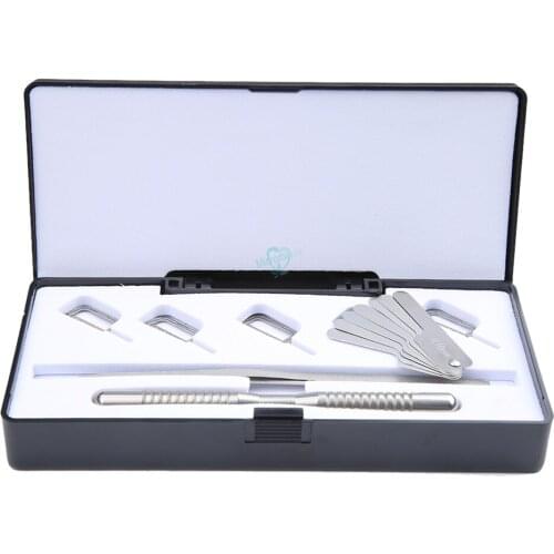 1set Dental Equipment IPR System Enamel Interproximal Reduction Strip Kit Contra Angle Orthodontic tool