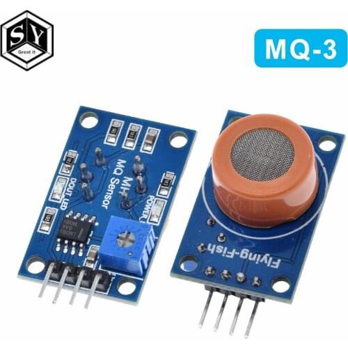 1PCS Great IT MQ-3 alcohol sensor module alcohol ethanol gas sensitive detection alarm for Arduino