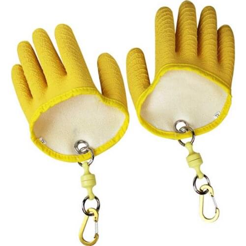 1pc Fishing Catch Gloves Free-Puncture Scratches Fisherman Catch Fish Protect Hand From Puncture Scrapes Labor Fishing Gloves