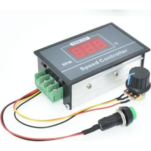 30A Digital LED Display 0~100% adjustable DC 6V 12V 24V 48V Motor Speed Controller PWM