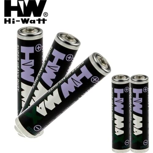 4PCS/Set HW Hi-Watt 3A Battery Super Heavy Duty AAA UM4 MN2400 LR03 SUM4 LR3 HP16 1.5v Primary Battery For Clock/Flashlight