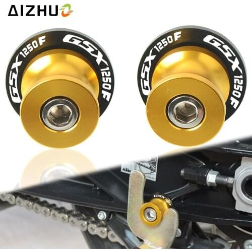 Motorcycle Accessories CNC Aluminum M8 Swingarm Spools Slider Stand Screws FOR SUZUKI GSX 1250 F GSX1250F SA ABS 2010-2016 2015