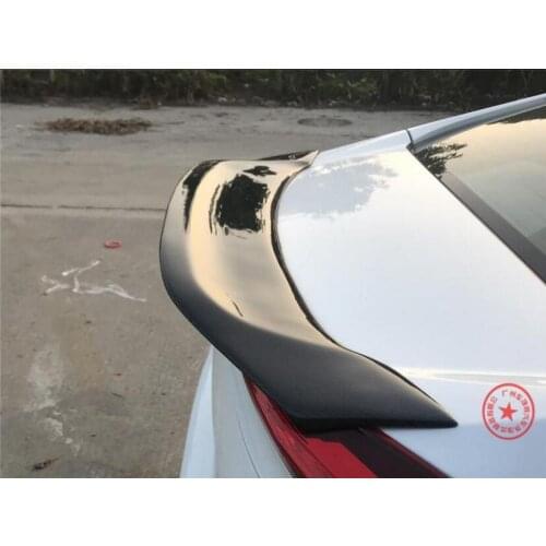 ABS Carbon fiber Car Rear Wing Trunk Lip Spoilers R style Fits For Honda Civic 4 door sedan 2016 2017 2018