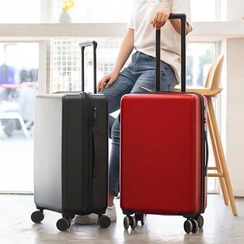 18 20 24 26inch Rolling Luggage Suitcase on Wheels Girl Women Trolley Case Travel Waterproof Luggage Case Extension Boarding Box