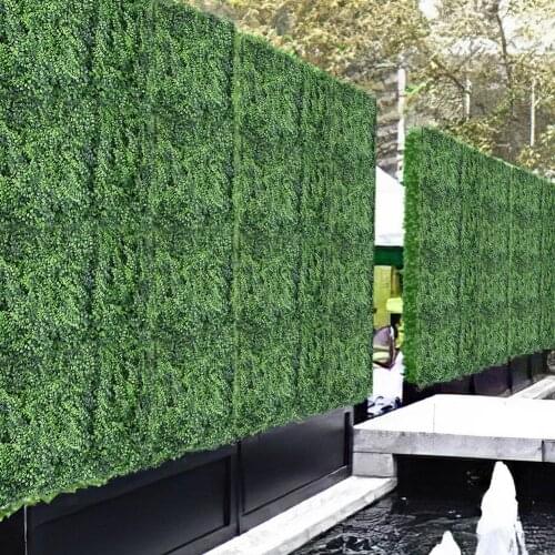 Artificial Leaf Fence Net Artificial Hedges Fence Faux Ivy Vine Leaf Decoration Simulation Green Plants For Outdoor Garden Decor