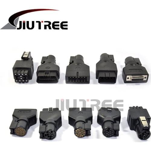 JIUTREE Diagnosis OBDII 16 pin Hole Adapter 5 pcs cables