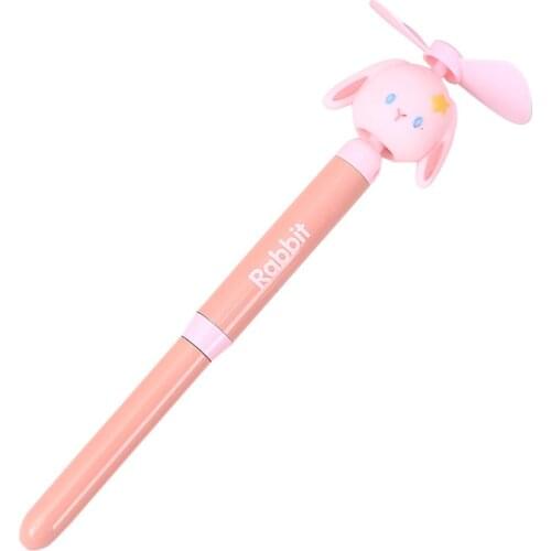 Childrens Student Stationery New Cute Cartoon Radish Pen To Fan Pen Black Refill Office Accessories Gel Pens
