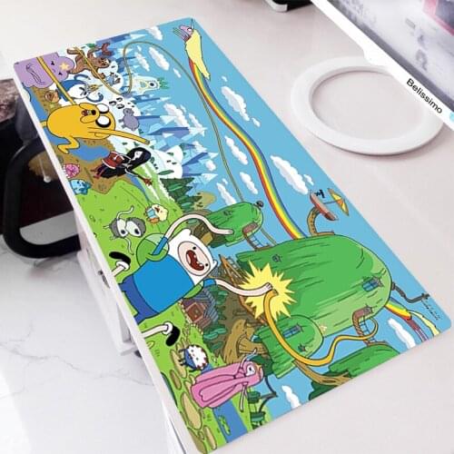 Mouse Mats Pad Able Pads Gamer Big Mousepepad Mause Computer Mousepad Gaming Xxl Full Pc Mausepad Desk Anime Cute Adventure Time